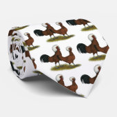 Pools: Witte kreuken Stropdas (Opgerold)