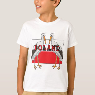 Pools Witte Stork Polen T-shirt