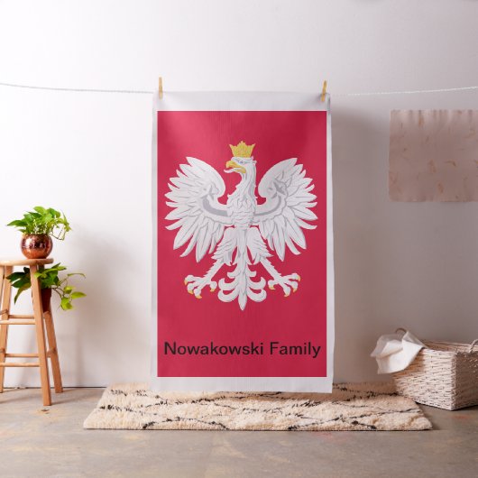 Poolsche Adelaar Polen Symbool Stof (Voorbeeld)