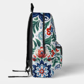 Poolse aardewerk print gesneden naaizak bedrukte rugzak (Links)