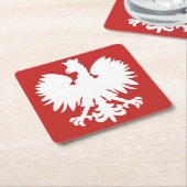 Poolse Adelaar achtbaan Kartonnen Onderzetters (Schuin)