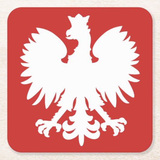 Poolse Adelaar achtbaan Kartonnen Onderzetters (Voorkant)