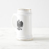 Poolse adelaar Beer Stein Bierpul (Voorkant links)