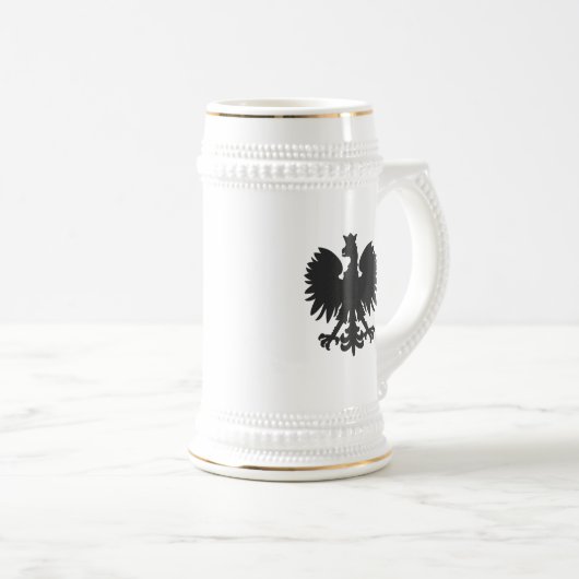 Poolse adelaar Beer Stein Bierpul (Voorkant rechts)