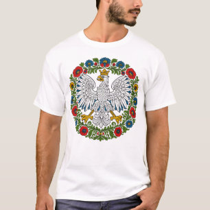 Poolse Adelaar Bloemrijke Volkscultuur T-shirt