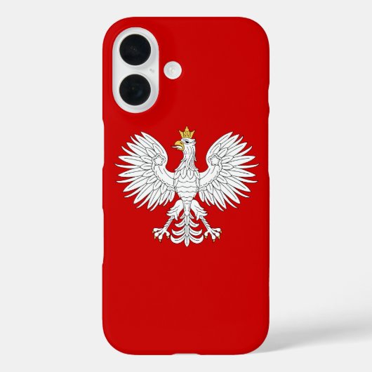 Poolse adelaar Case-Mate iPhone case (Achterkant)