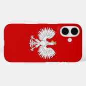 Poolse adelaar Case-Mate iPhone case (Achterkant (horizontaal))