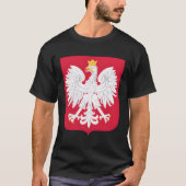 Poolse Adelaar Dyngus Dag Orzel Bialy Witte Adelaa T-shirt (Voorkant)