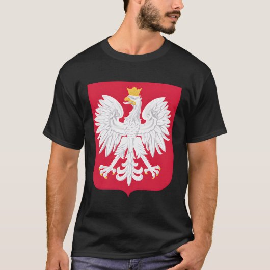 Poolse Adelaar Dyngus Dag Orzel Bialy Witte Adelaa T-shirt (Voorkant)