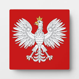 Poolse adelaar fotoplaat