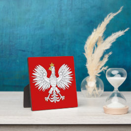 Poolse adelaar fotoplaat