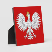 Poolse adelaar fotoplaat (Voorkant)