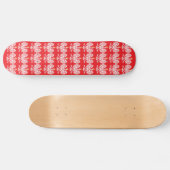 Poolse adelaar in rode skateboard (Horizontaal)