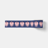 Poolse adelaar in rood grosgrain lint (Voorkant)
