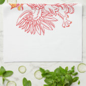 Poolse adelaar in rood theedoek (Gevouwen)