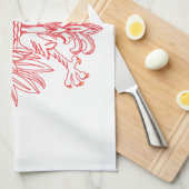 Poolse adelaar in rood theedoek (Quarter Fold)