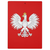 Poolse adelaar klembord (Achterkant)