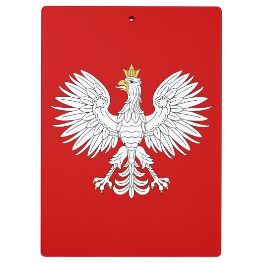 Poolse adelaar klembord (Achterkant)