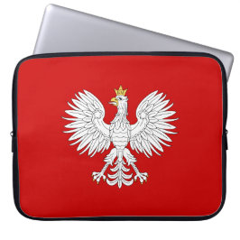 Poolse adelaar laptop sleeve