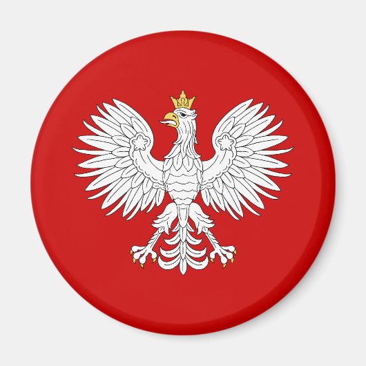 Poolse adelaar magneet (Voorkant)