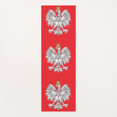 Poolse adelaar met gouden kroon yoga mat (Voorkant)
