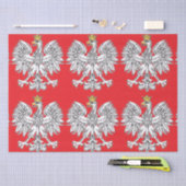 Poolse adelaar met gouden kroonpapier tissuepapier (Craft)