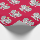 Poolse adelaar met goudkroon cadeaupapier (Hoek)