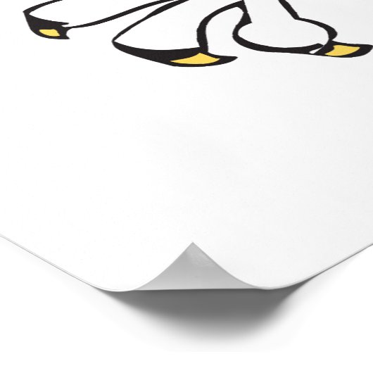 Poolse adelaar met goudkroon poster (Hoek)