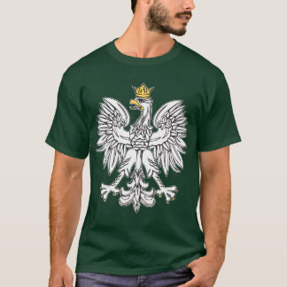 Poolse adelaar met goudkroon t-shirt