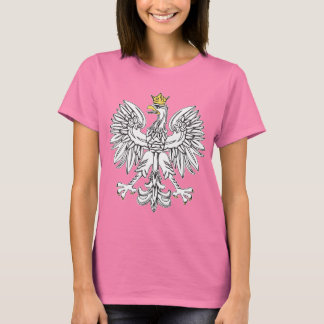 Poolse adelaar met goudkroon t-shirt