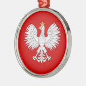 Poolse adelaar metalen ornament (Links)