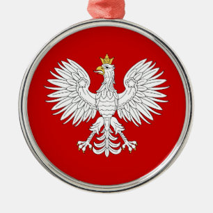 Poolse adelaar metalen ornament