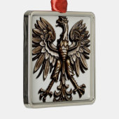 Poolse adelaar metalen ornament (Rechts)