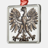 Poolse adelaar metalen ornament (Links)