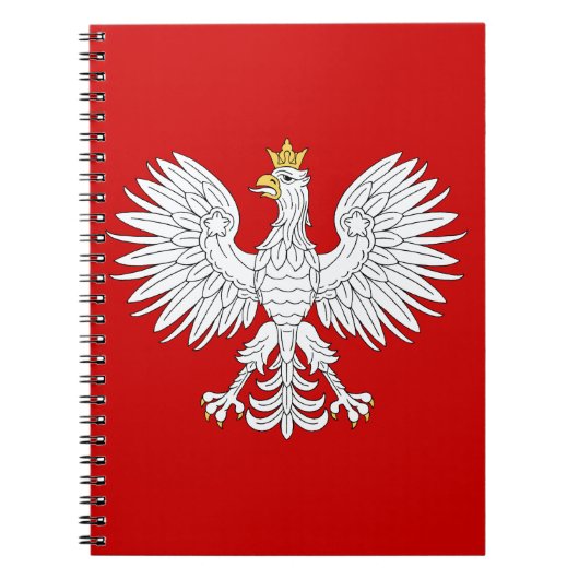 Poolse adelaar notitieboek (Voorkant)