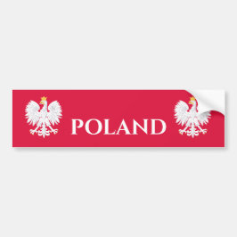 Poolse adelaar 🦅 Polski Poland Crest Reunion Bumpersticker