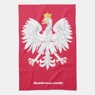 Poolse Adelaar 🦅 Polski Polen Rode Wapen Theedoek