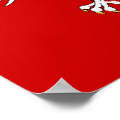 Poolse adelaar poster (Hoek)