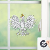 Poolse adelaar raamsticker (Huis)