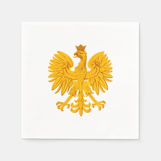 Poolse adelaar servetten (Voorkant)