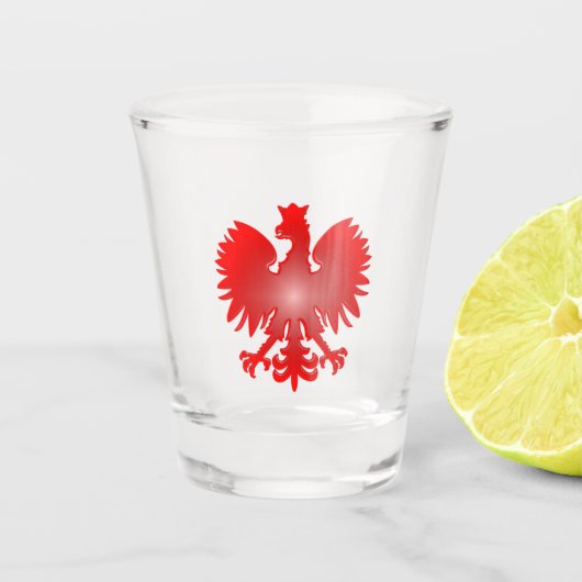 Poolse Adelaar Shotglas Shot Glas (Voorkant)