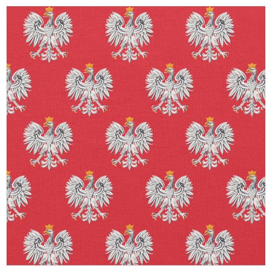 Poolse Adelaar Stof, mode, vlag, Polen Stof (Close Up)