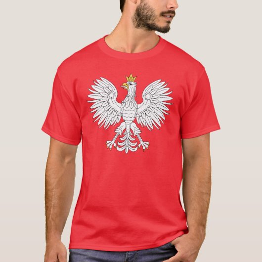 Poolse adelaar t-shirt (Voorkant)