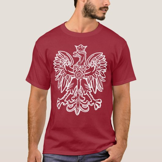 Poolse adelaar t-shirt (Voorkant)