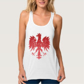 Poolse adelaar Tanktop (Voorkant)