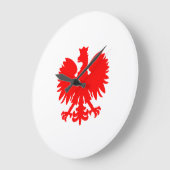Poolse Adelaar Wandklok (Hoek)