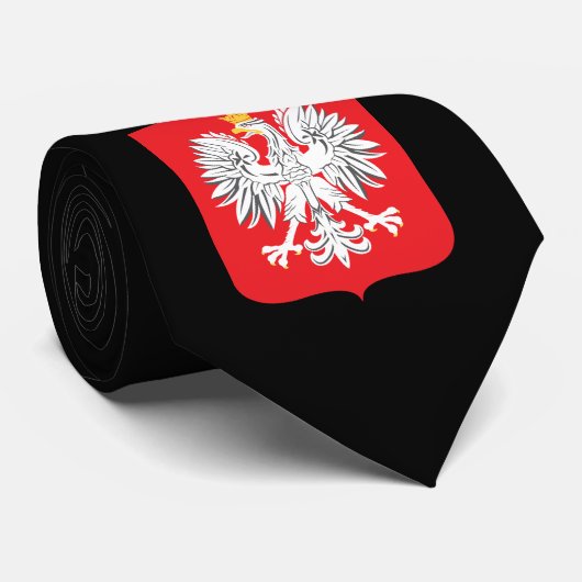 Poolse adelvlag stropdas (Opgerold)