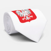 Poolse adelvlag stropdas (Opgerold)