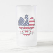 Poolse Amerikaanse adelaar Matglas Bierpul (Center)