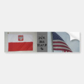 Poolse Amerikaanse Bumpersticker (Voorkant)